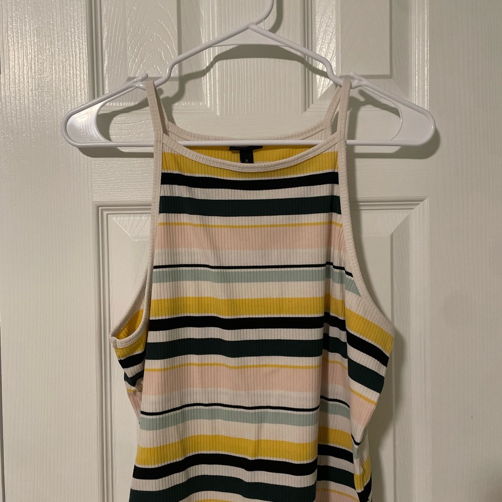 Torrid Multicolor Striped Tank Top